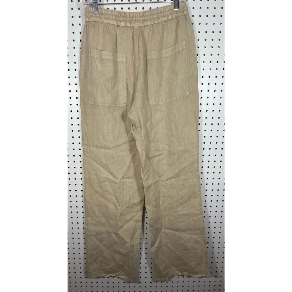 Zara woman’s wide leg Linen pants size M
